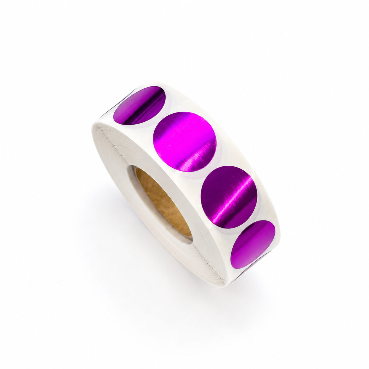 Amethyst 16mm Scratch-Off Stickers — Roll of 1,000