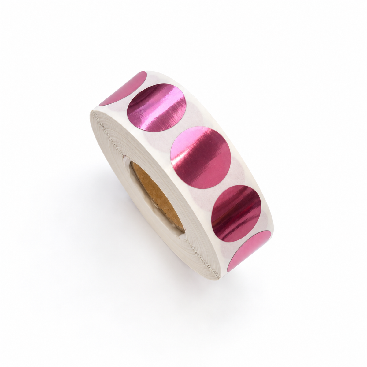 Dolly Pink 16mm Scratch-Off Stickers — Roll of 1,000
