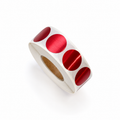 Ruby 16mm Scratch-Off Stickers — Roll of 1,000