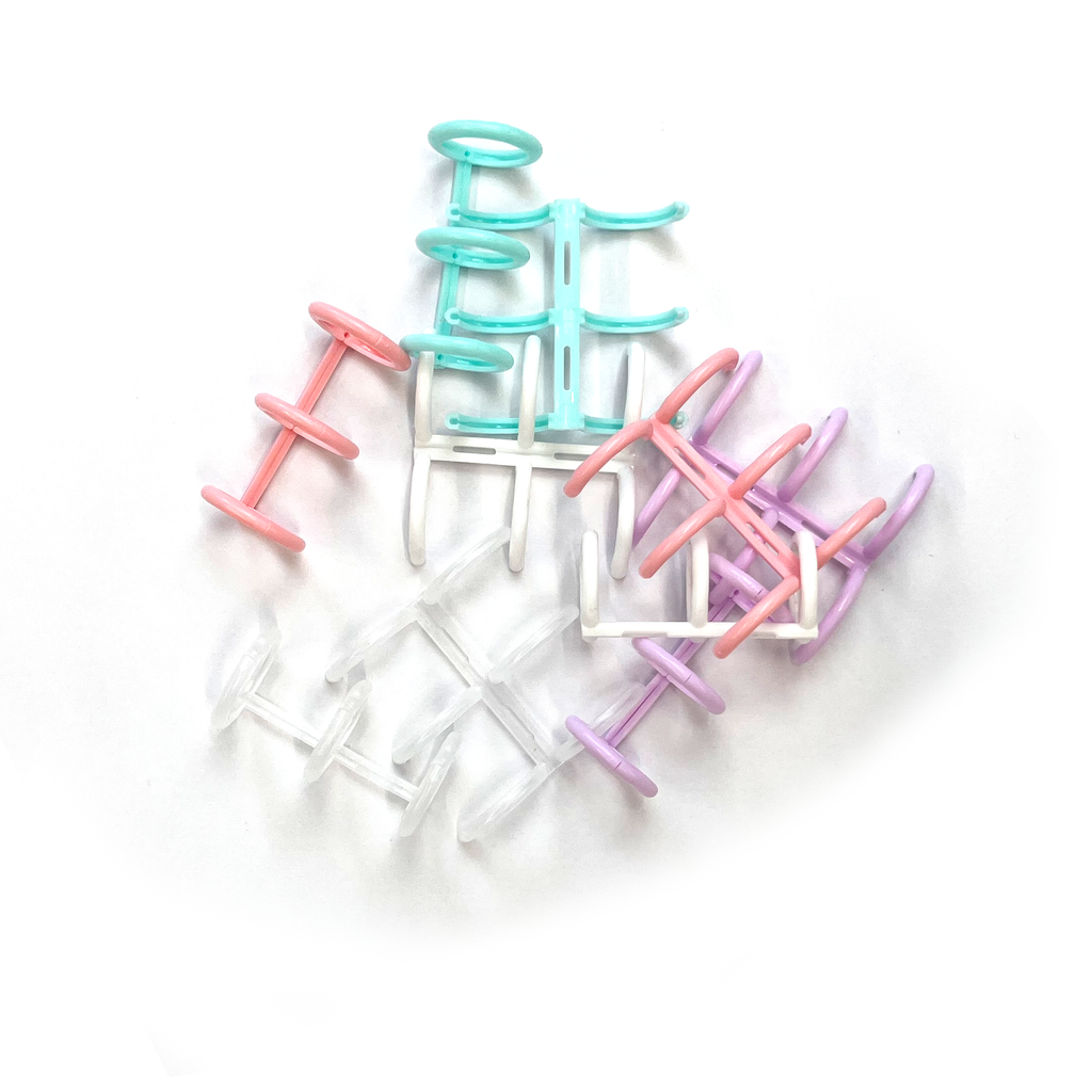 White Plastic 15mm Binder Rings