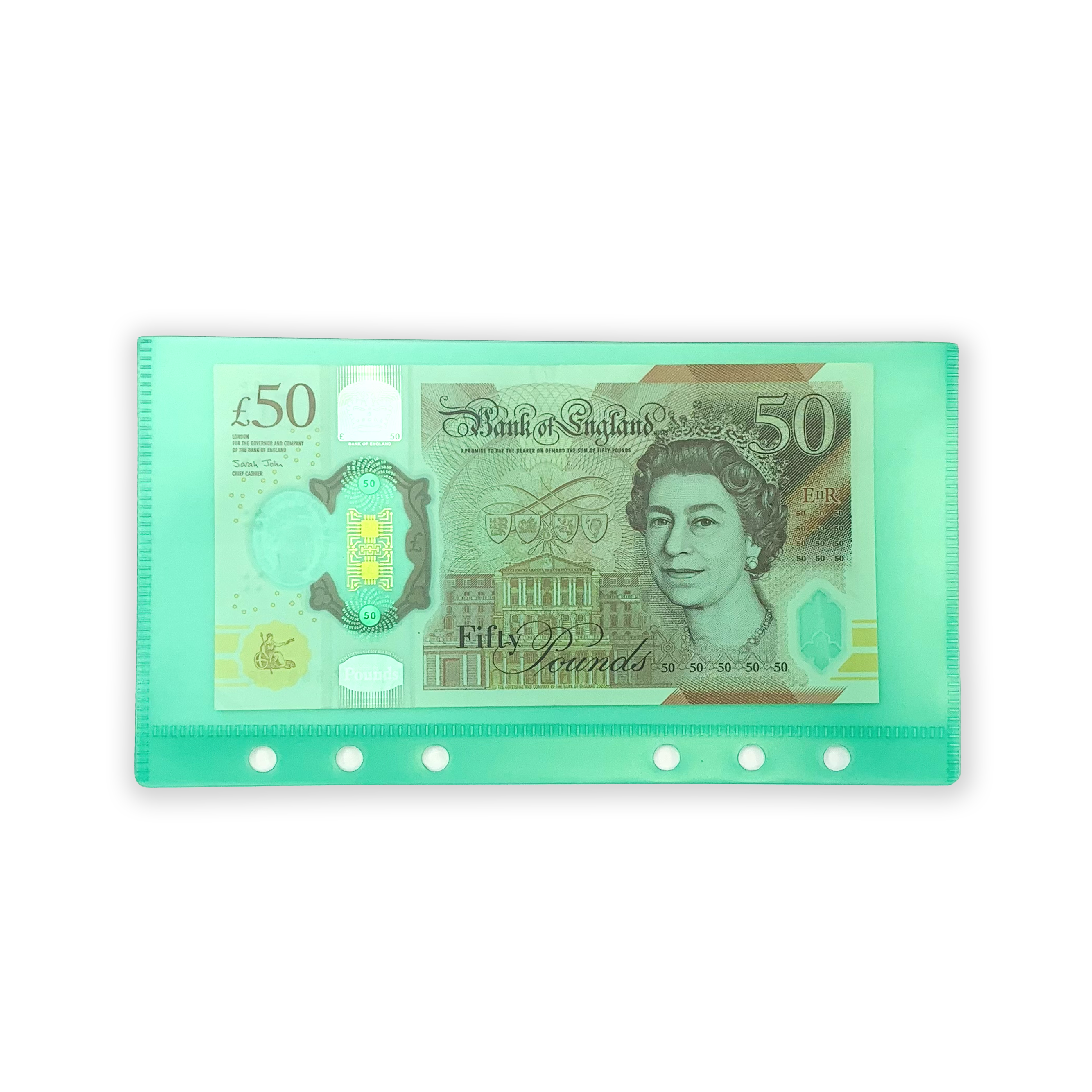 A6 Cash Envelope - Jade
