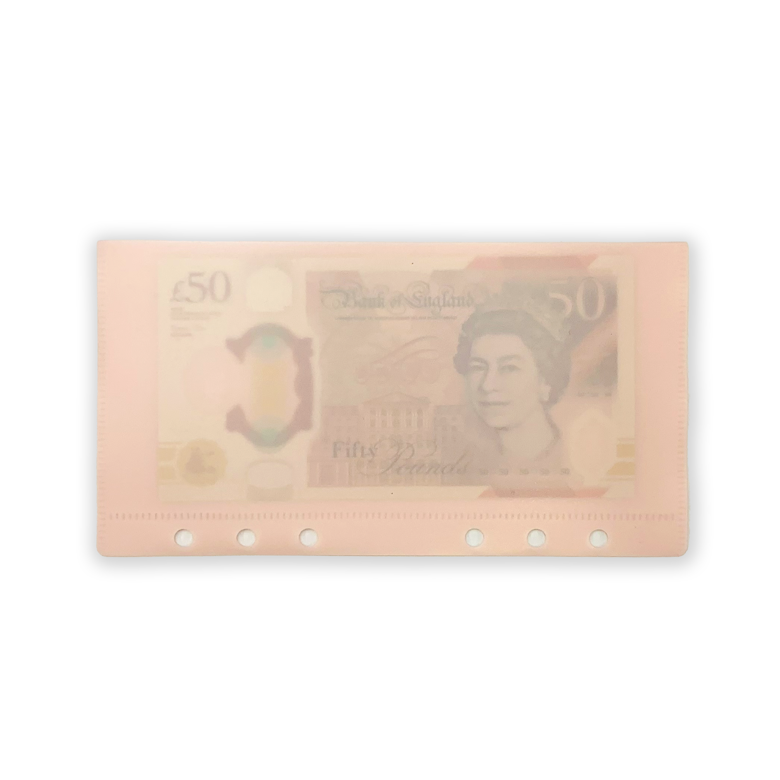 A6 Cash Envelope - Baby Pink