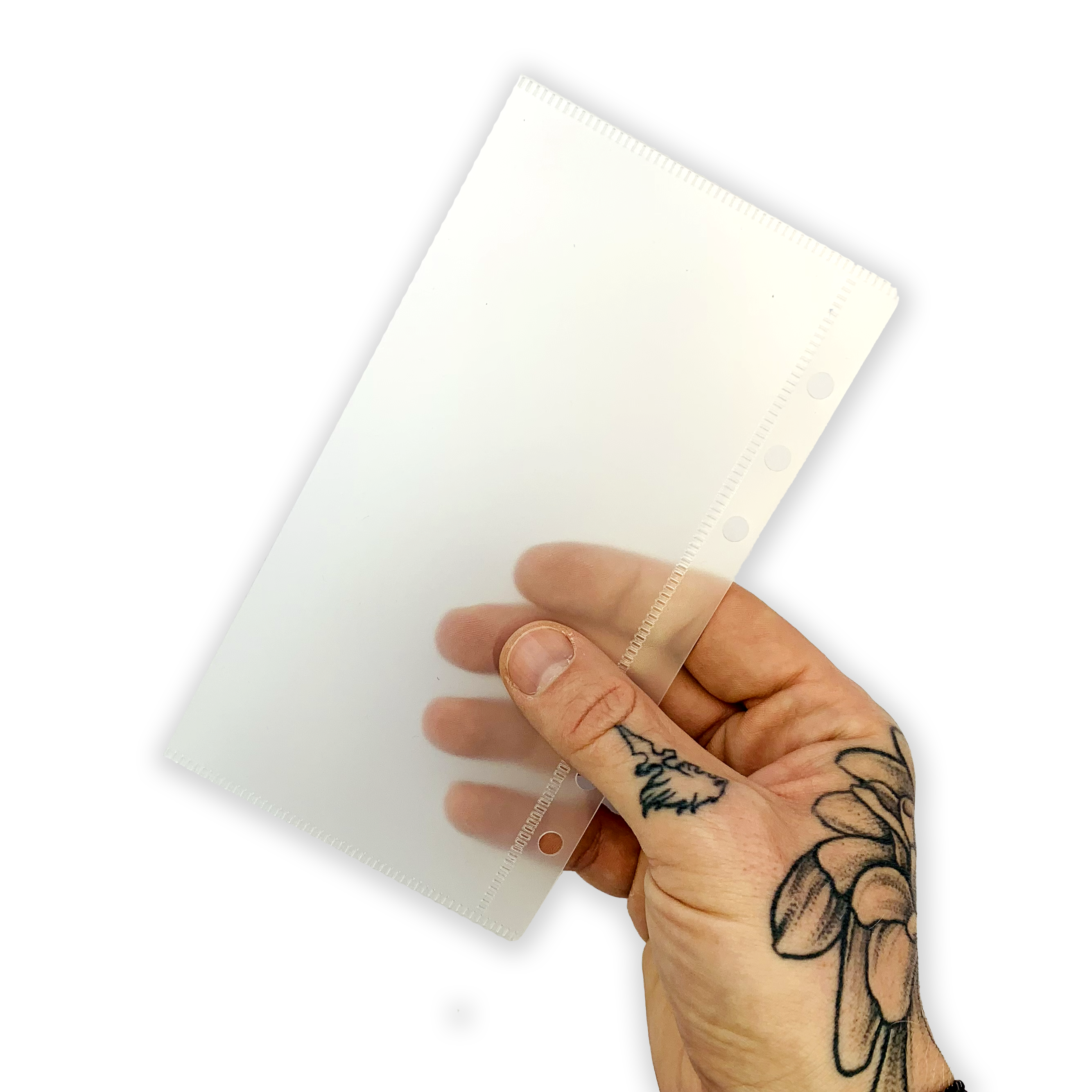 A6 Cash Envelope - Frosted