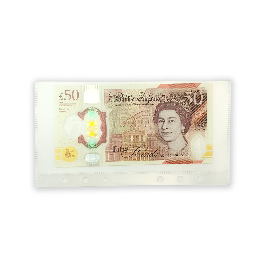 A6 Cash Envelope - Frosted