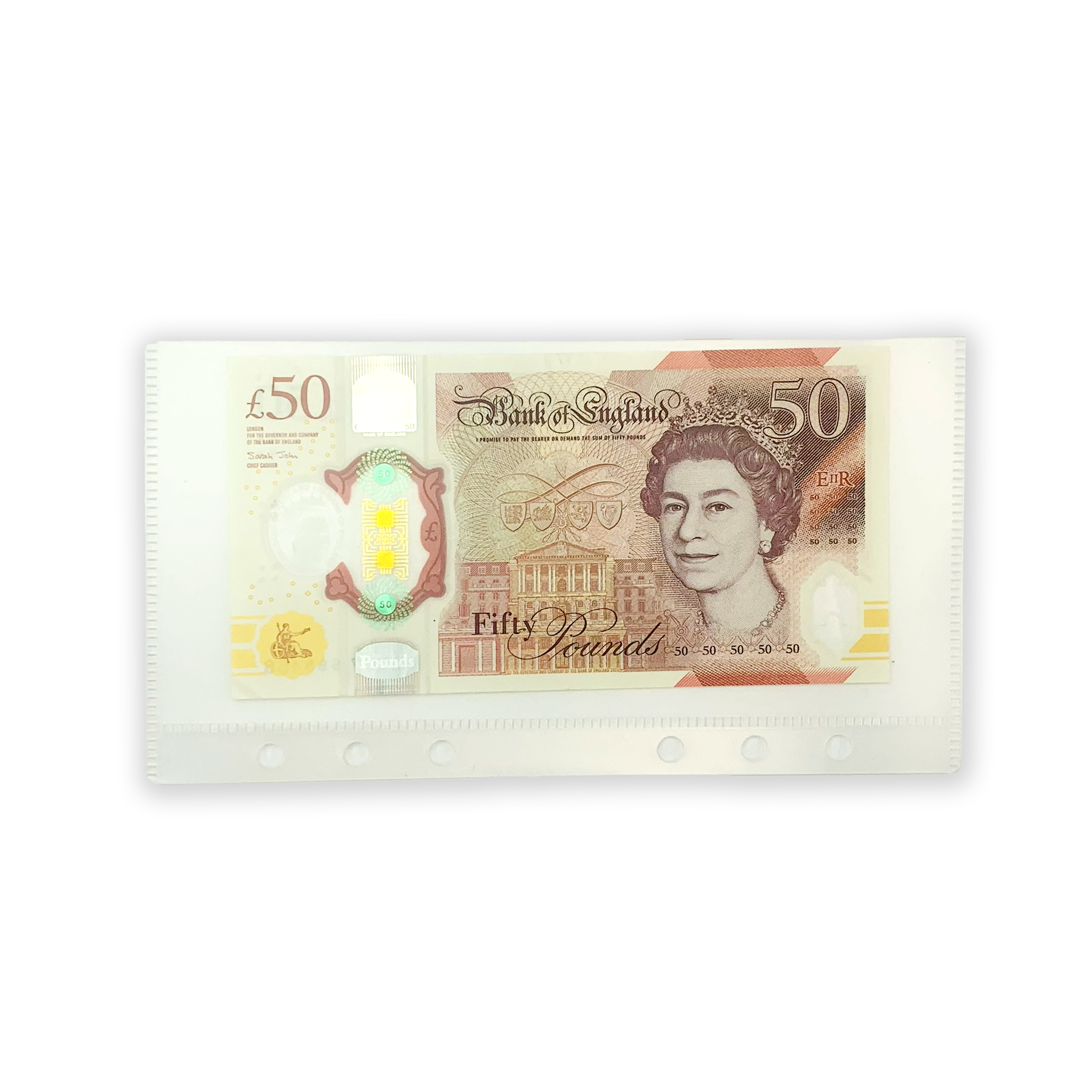 A6 Cash Envelope - Frosted