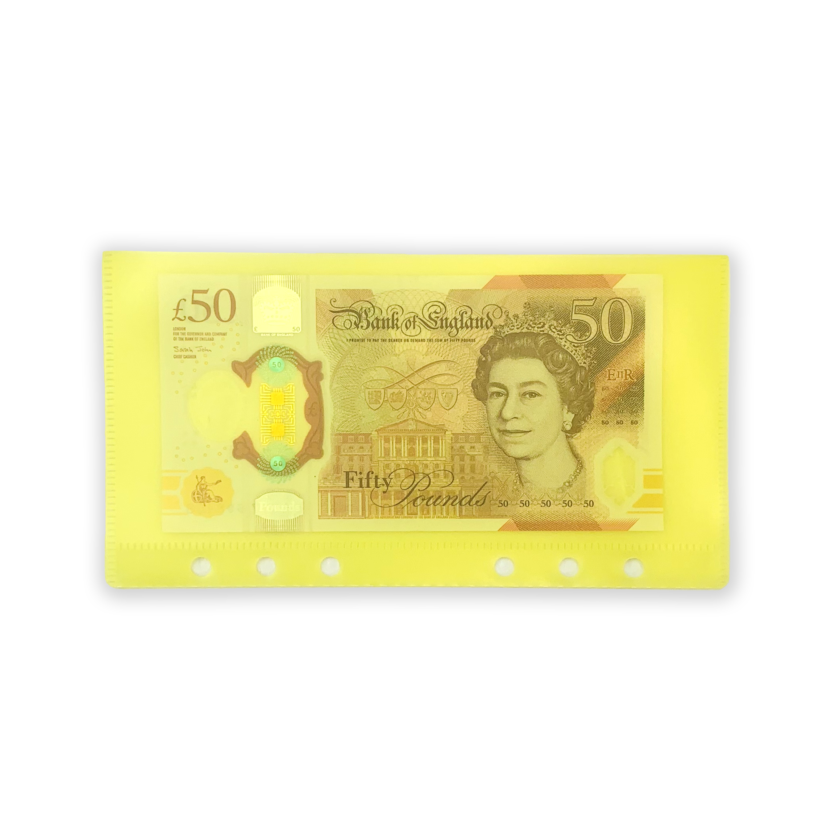 A6 Cash Envelope - Lemon