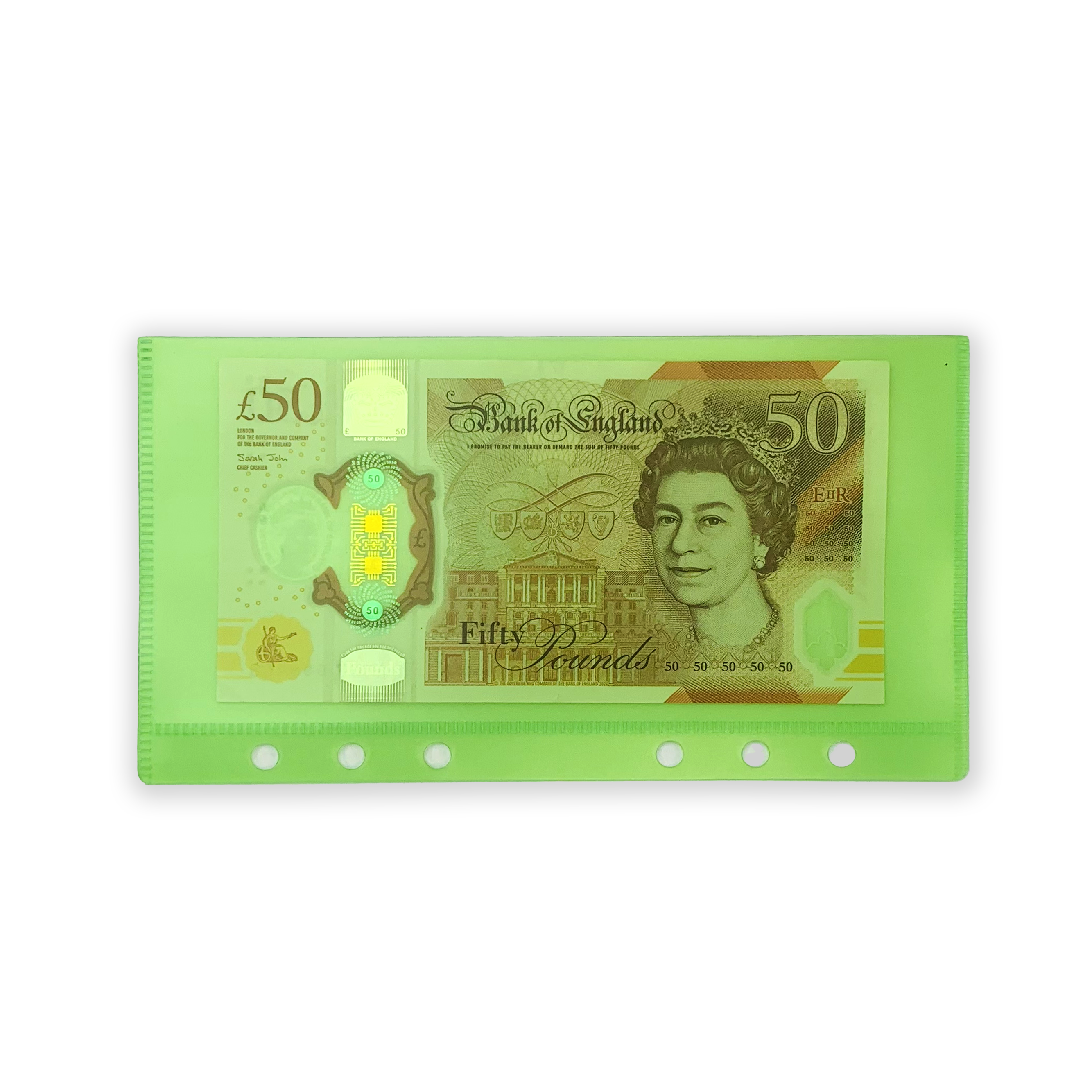 A6 Cash Envelope - Lime