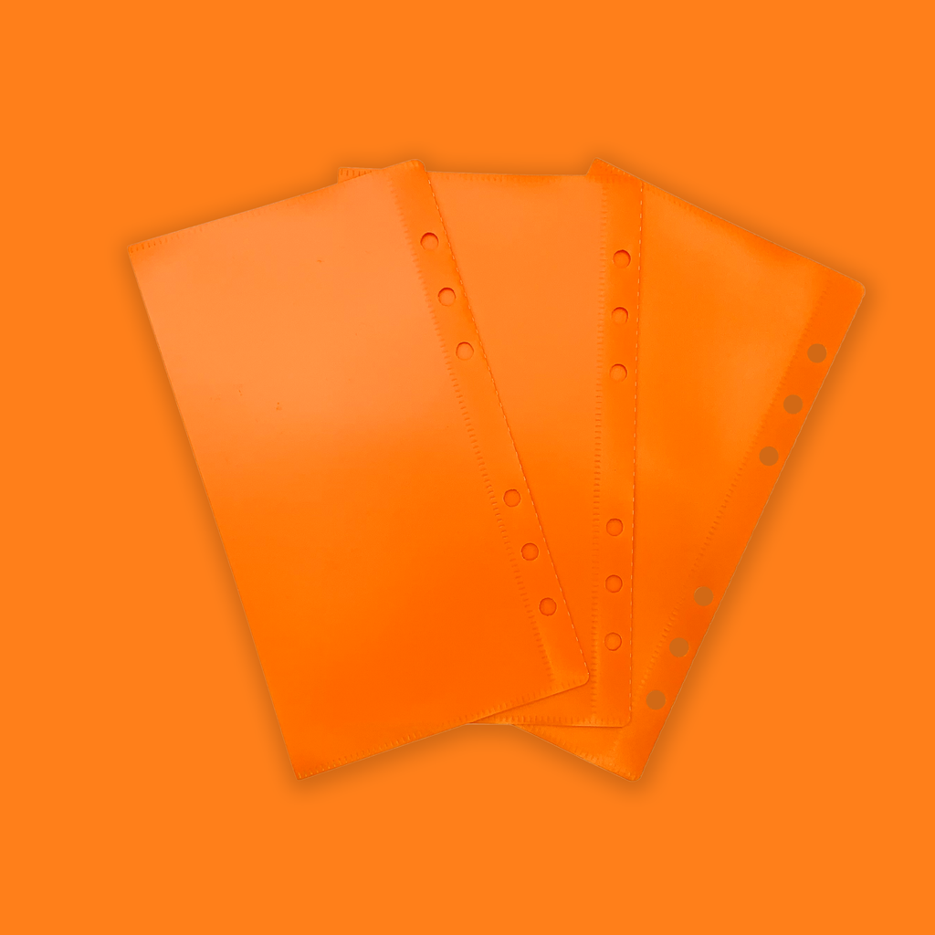 A6 Cash Envelope - Tangerine