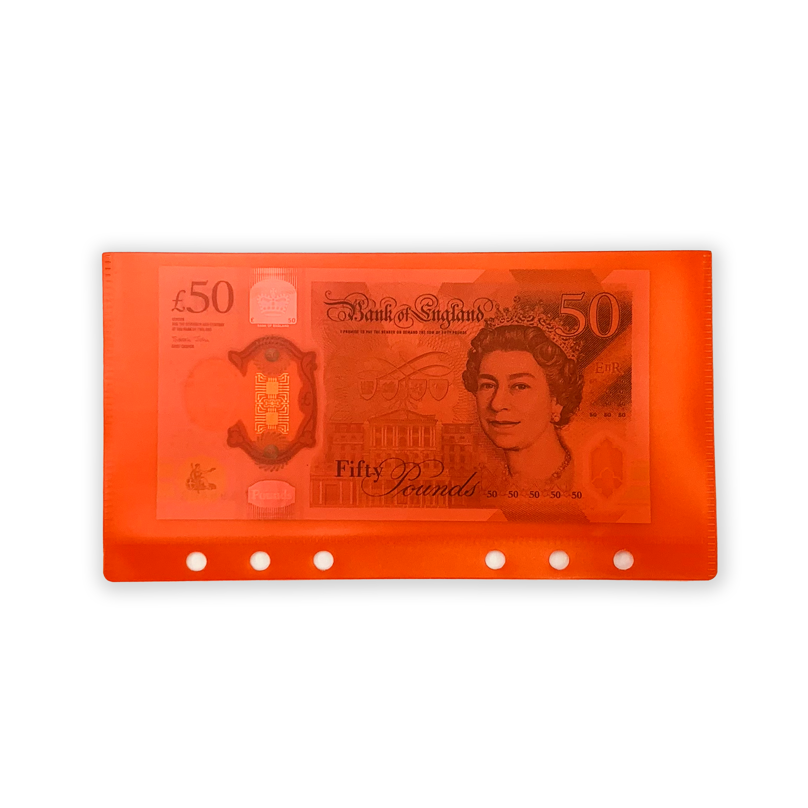 A6 Cash Envelope - Scarlet