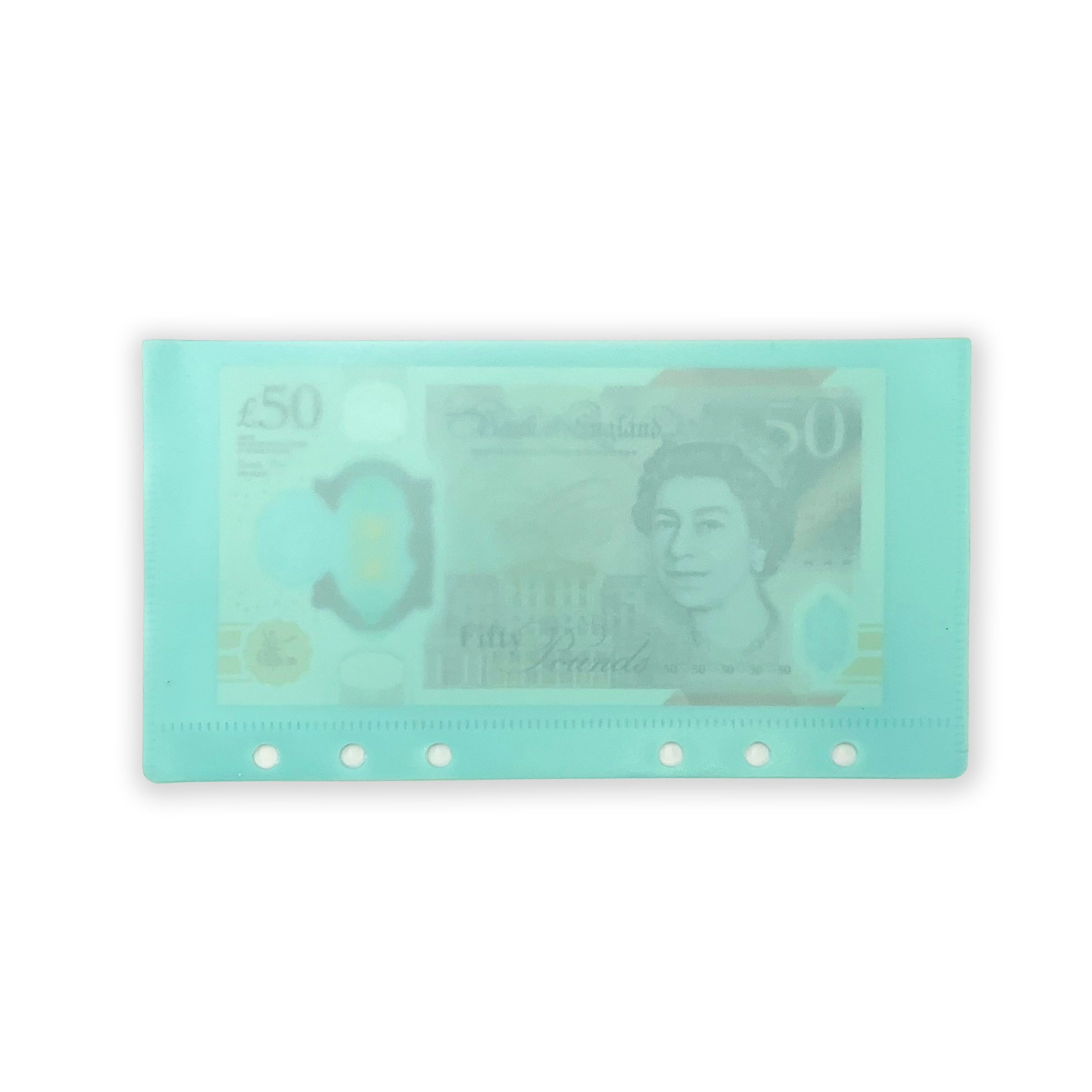 A6 Cash Envelope - Turquoise