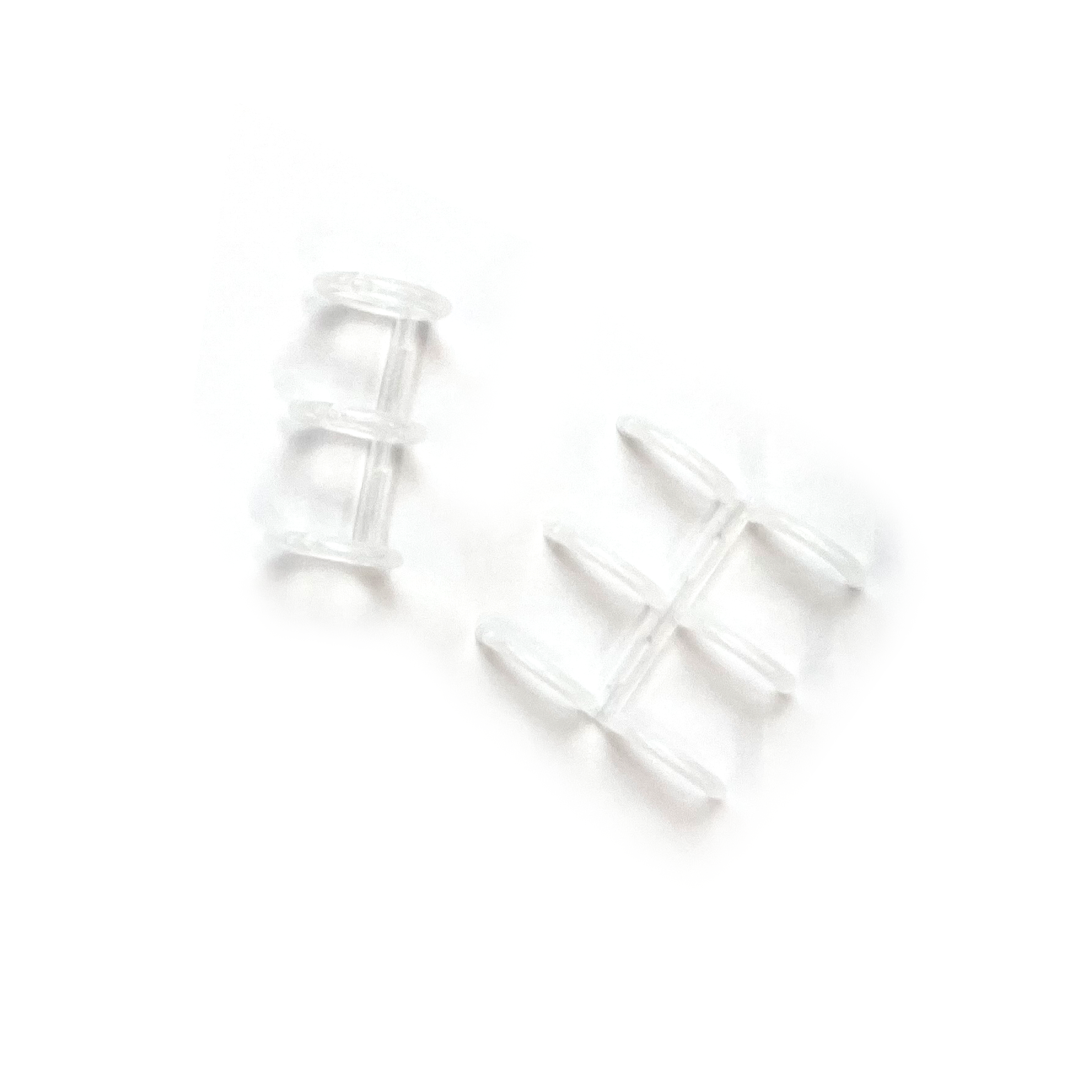 Clear Plastic 15mm Binder Rings