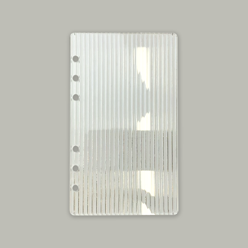 A6 Acrylic Cover - Fluted