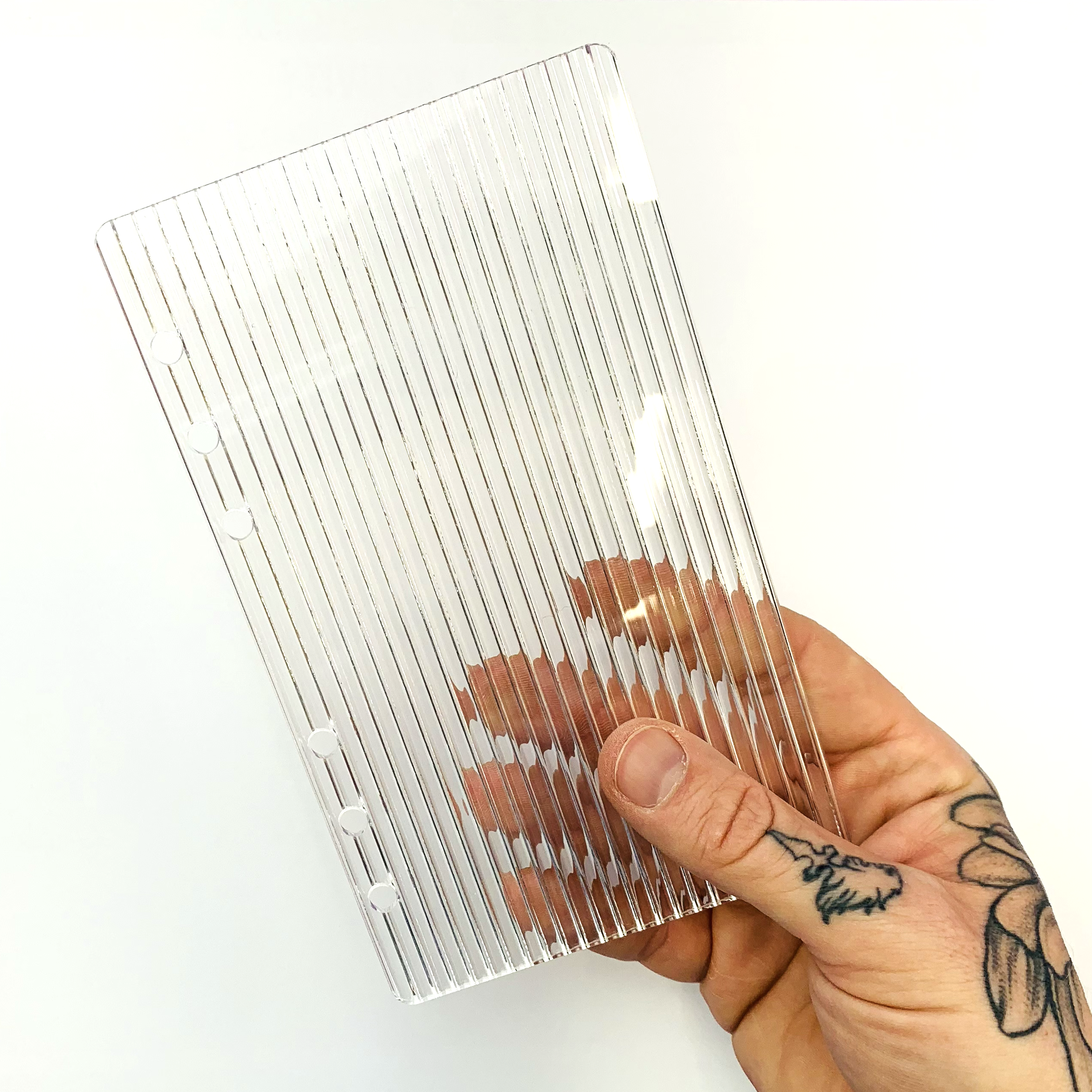 A6 Acrylic Cover - Fluted