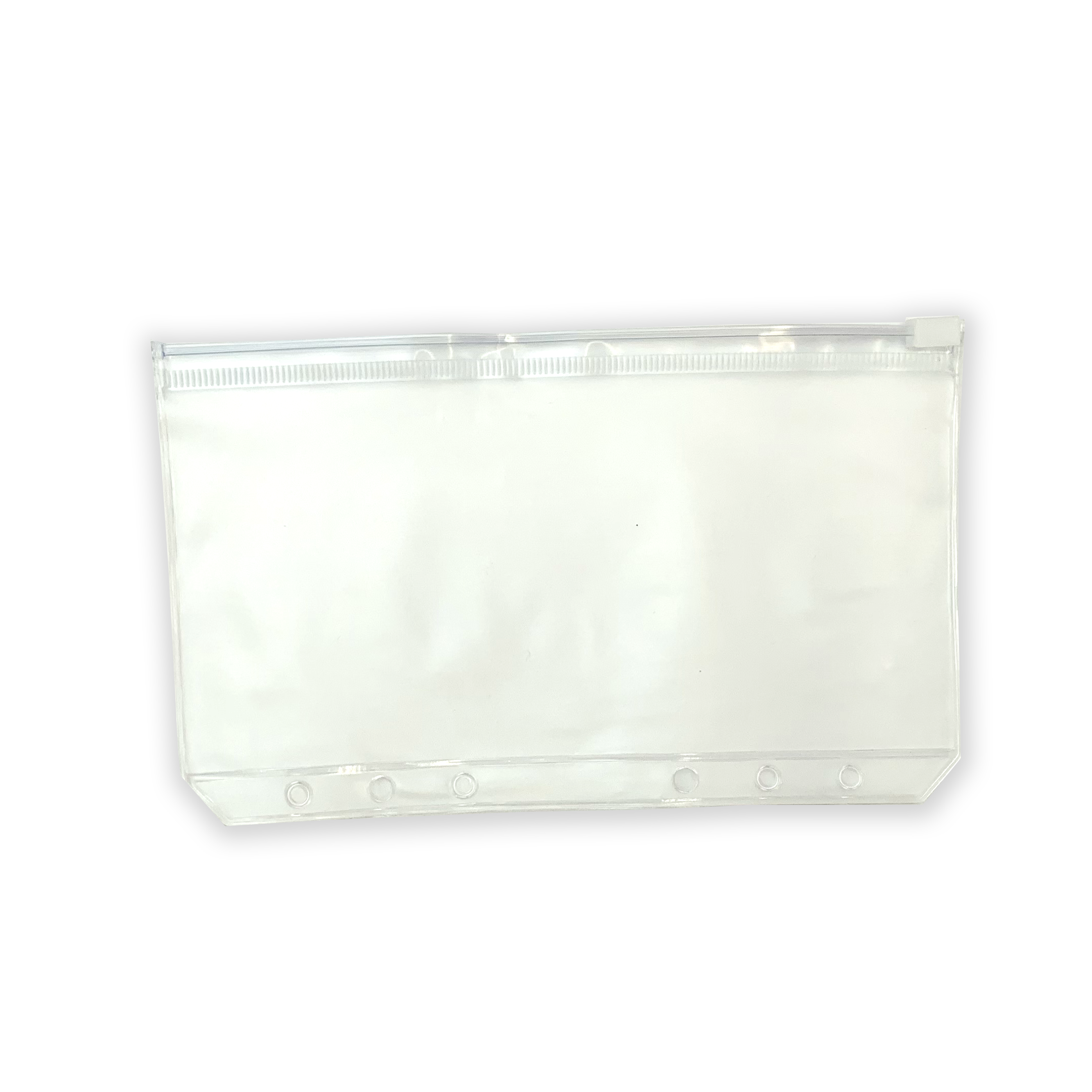 A6 Zipper Cash Envelope - Frosted