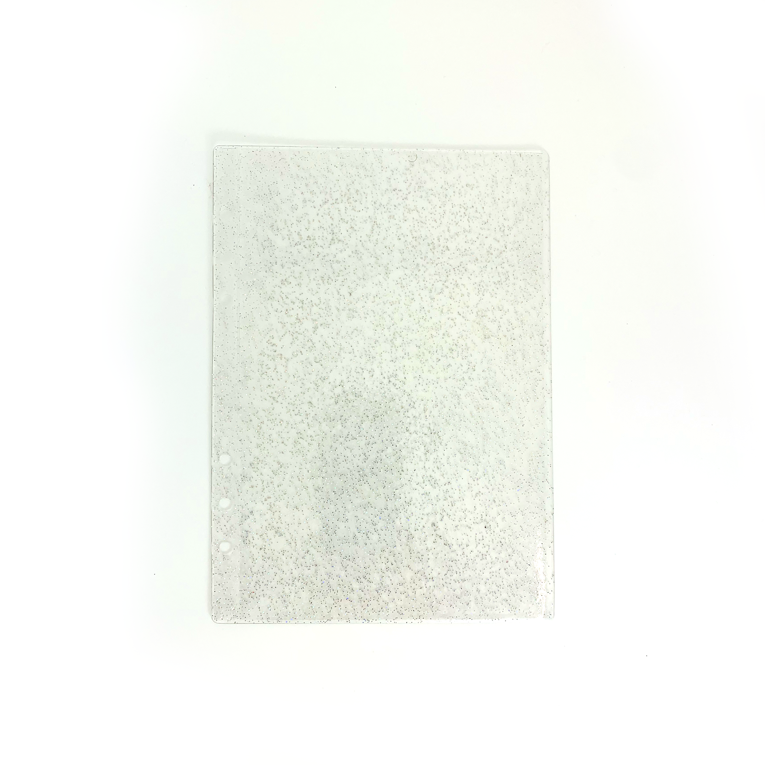 Glitter Zipless Cash Envelope - Clear