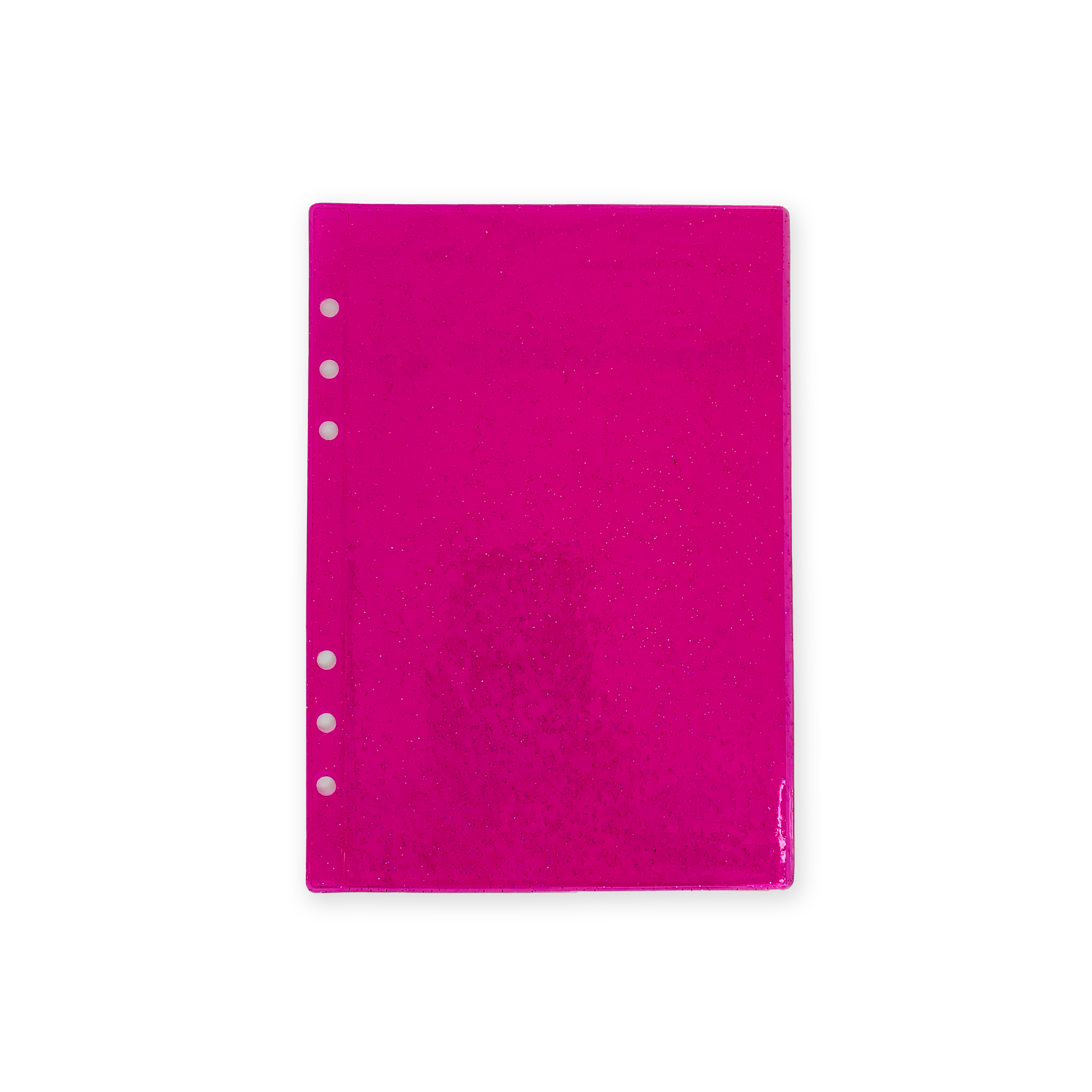 Glitter Zipless Cash Envelope - Fuscia