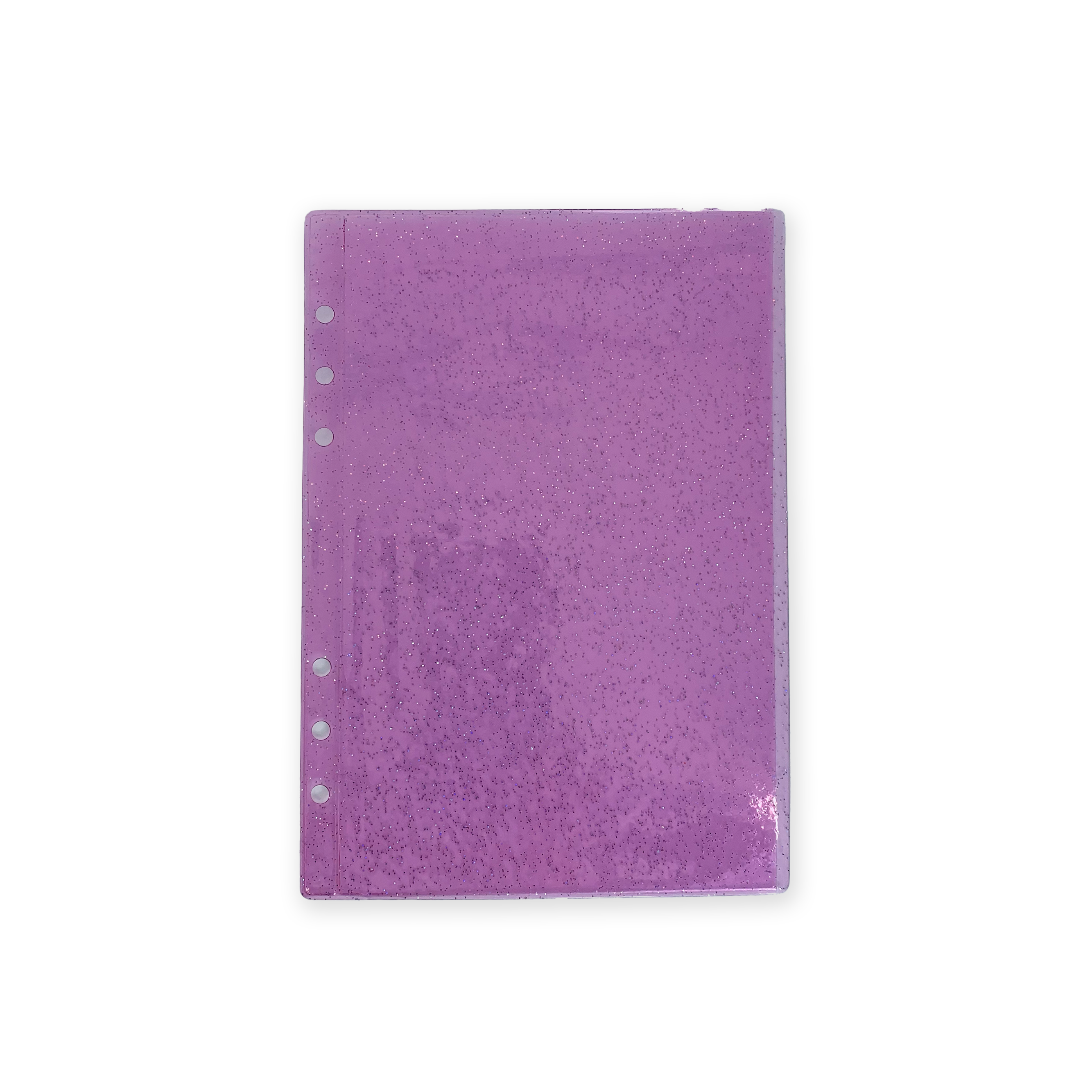 Glitter Zipless Cash Envelope - Magenta