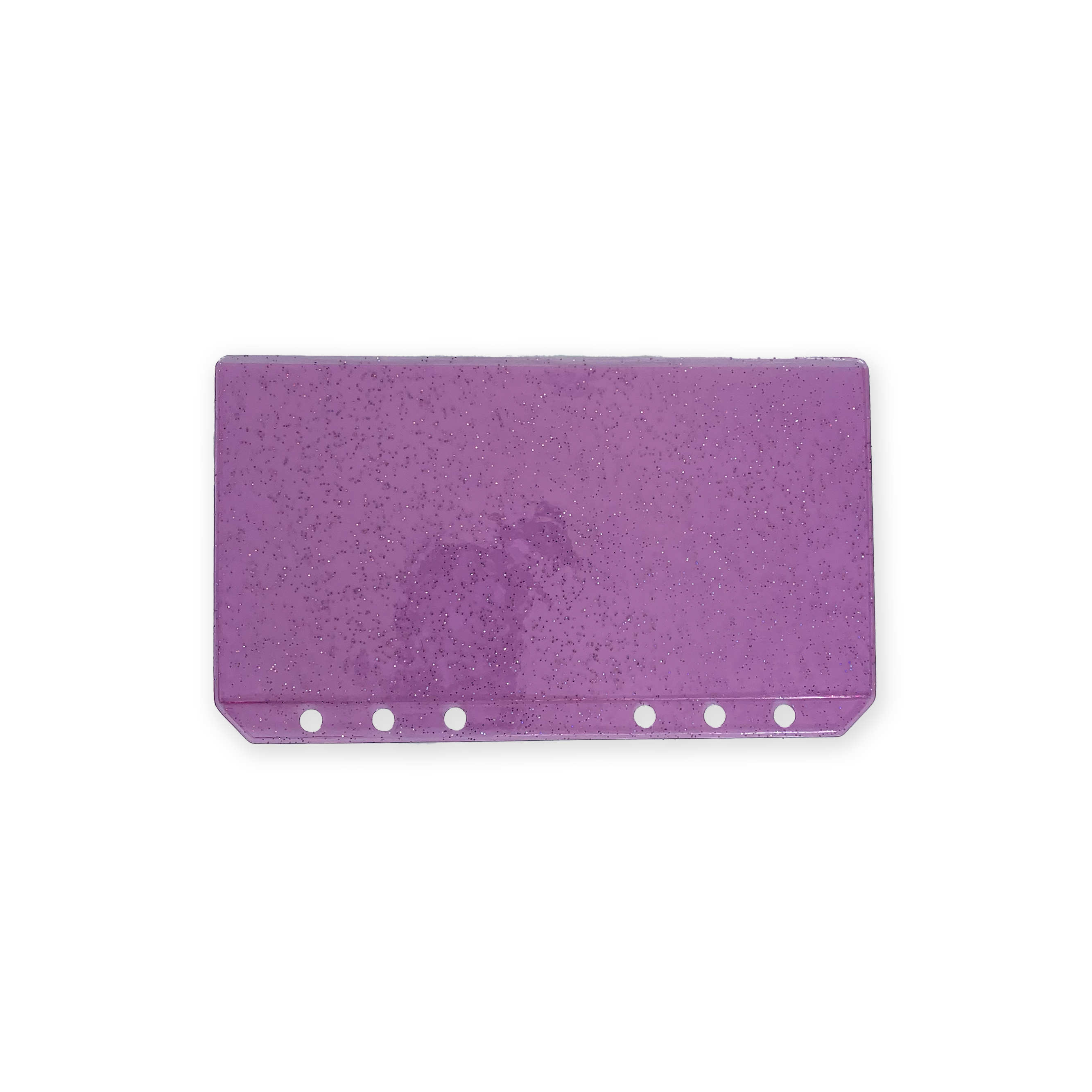 Glitter Zipless Cash Envelope - Magenta