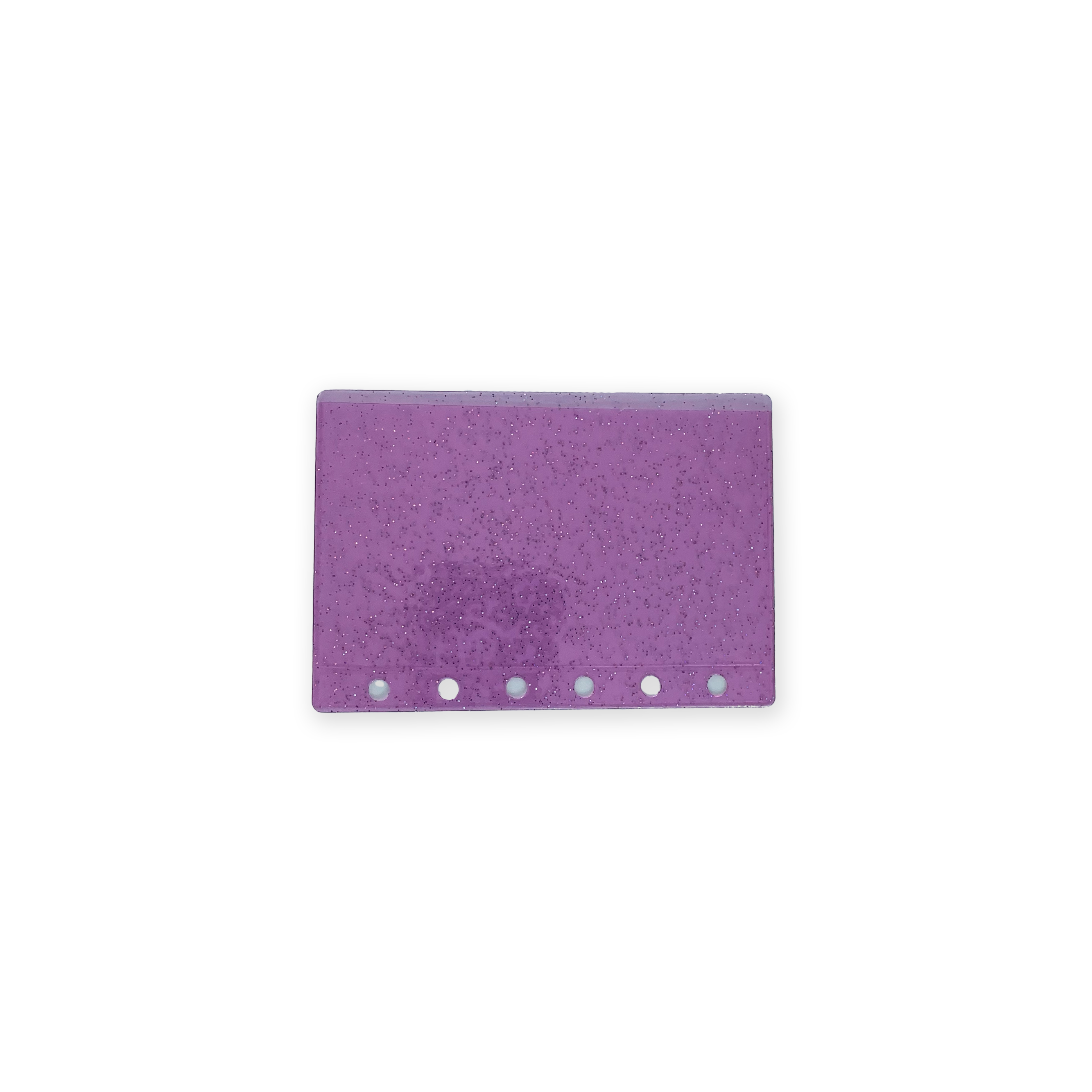 Glitter Zipless Cash Envelope - Magenta