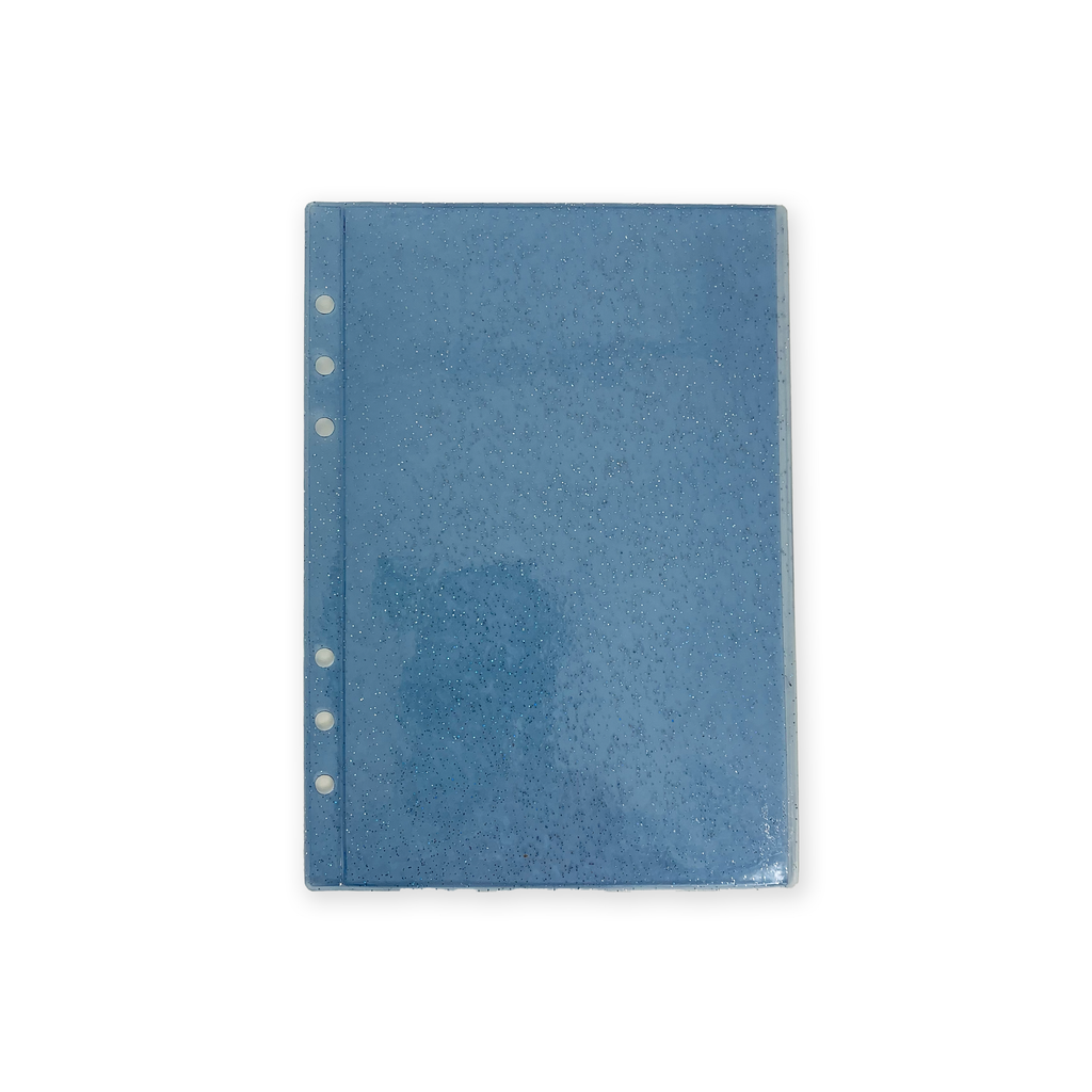 Glitter Zipless Cash Envelope - Marine