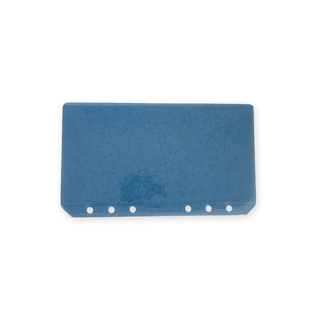 Glitter Zipless Cash Envelope - Marine