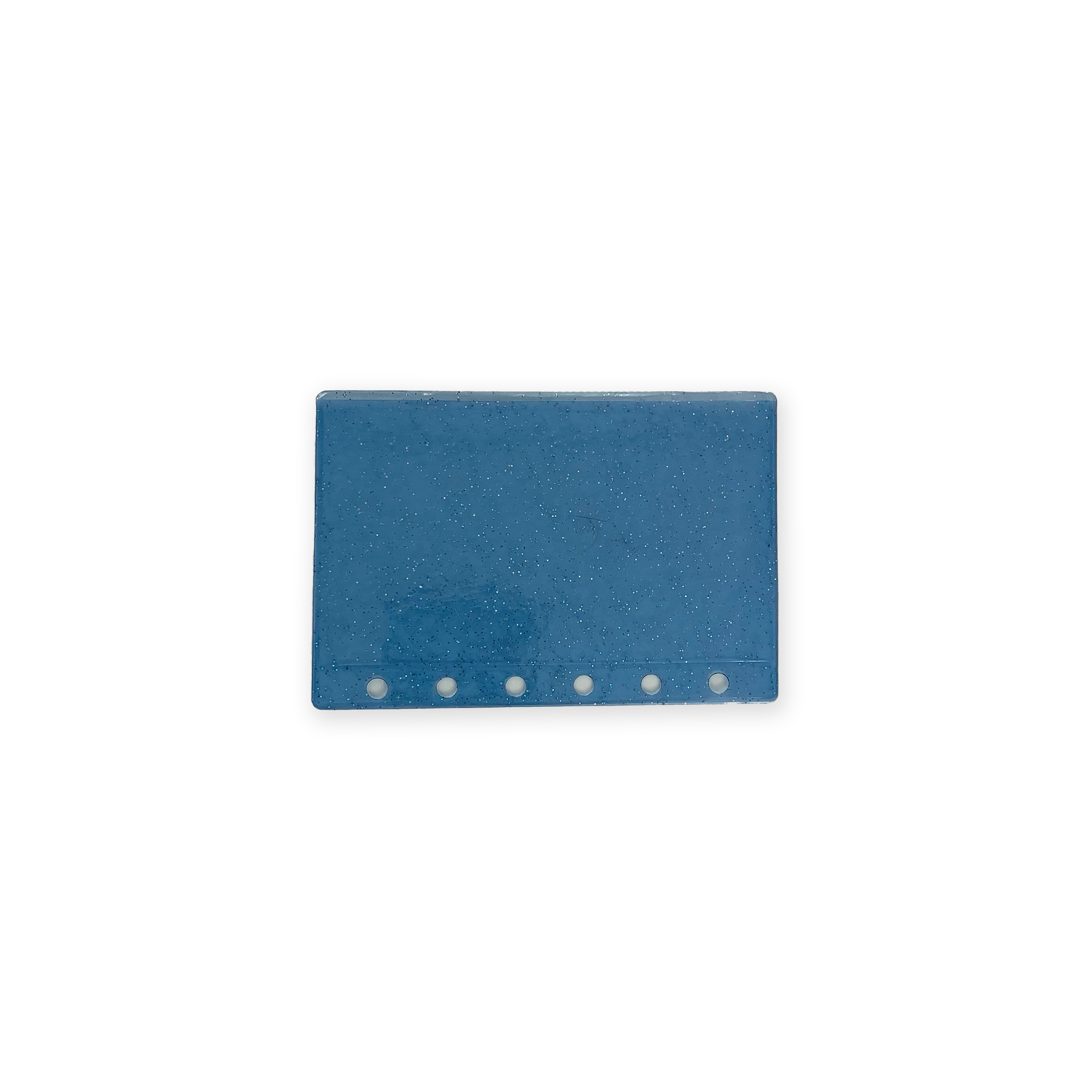 Glitter Zipless Cash Envelope - Marine