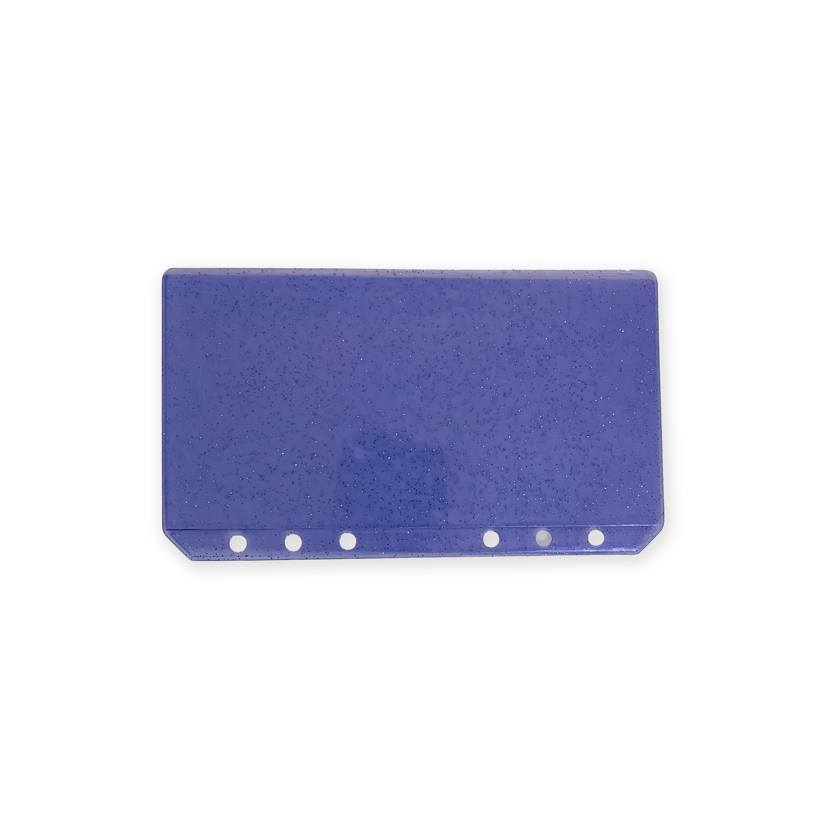 Glitter Zipless Cash Envelope - Mulberry