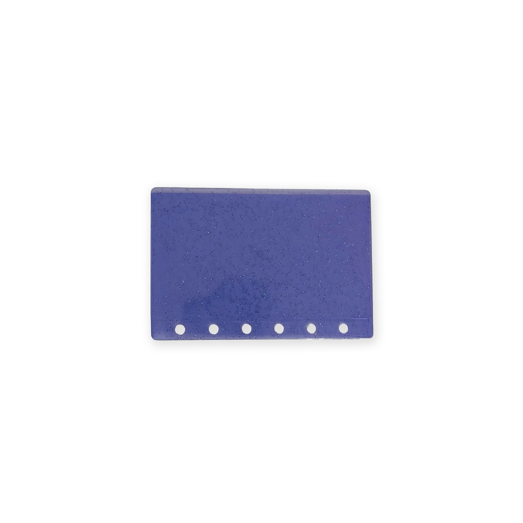 Glitter Zipless Cash Envelope - Mulberry