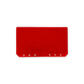 Glitter Zipless Cash Envelope - Scarlet