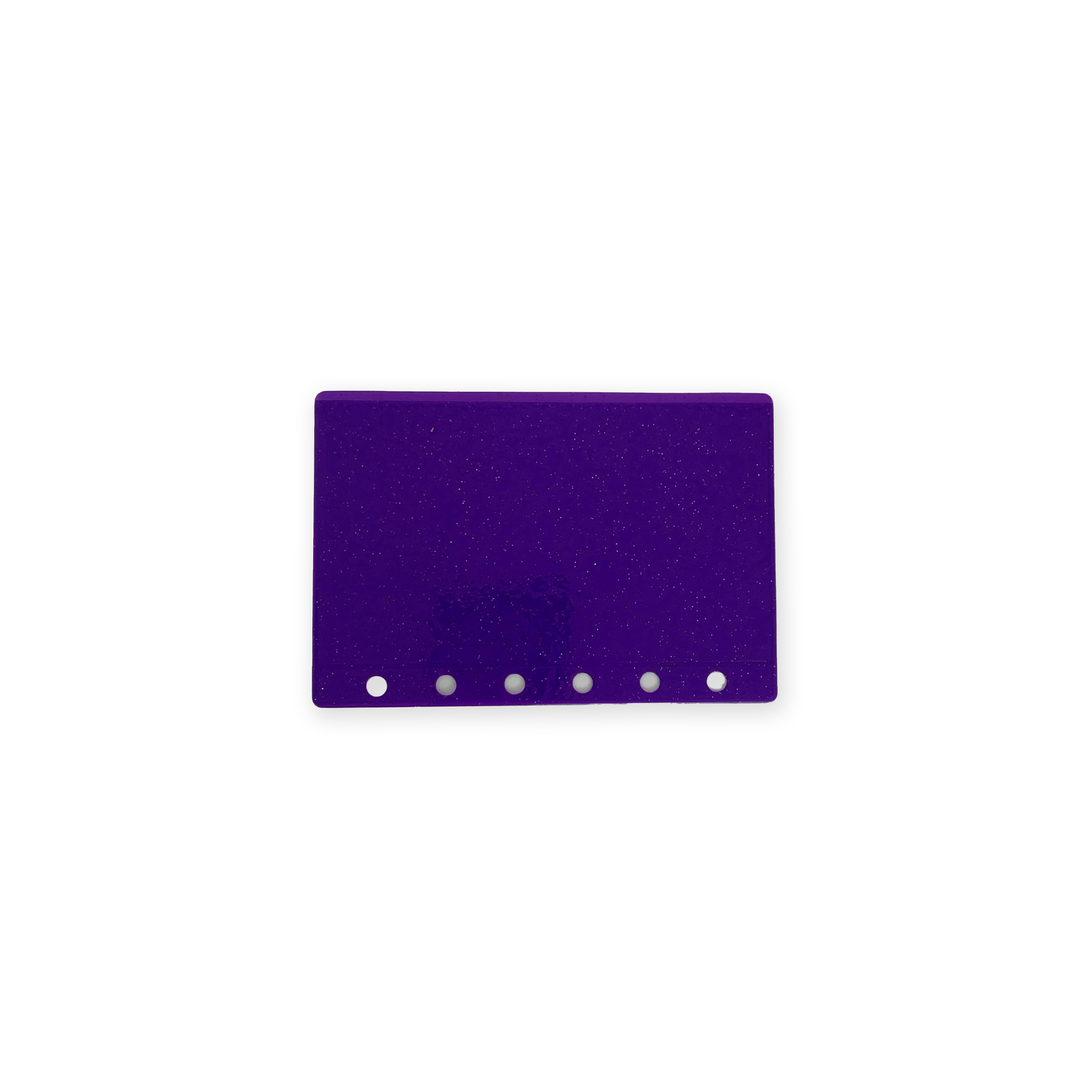 Glitter Zipless Cash Envelope - Violet