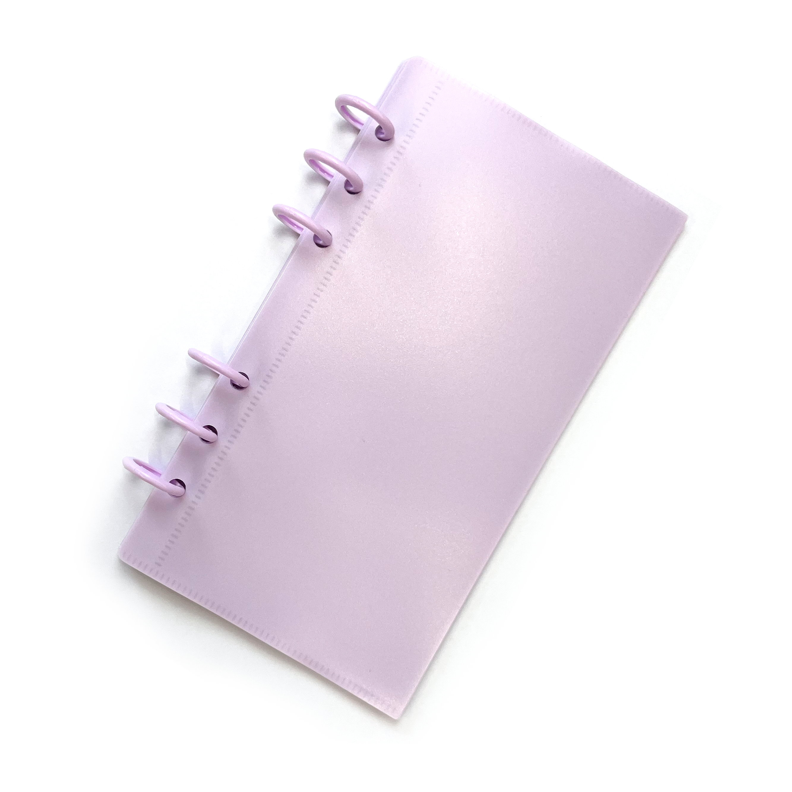 Lavender Plastic 15mm Binder Rings