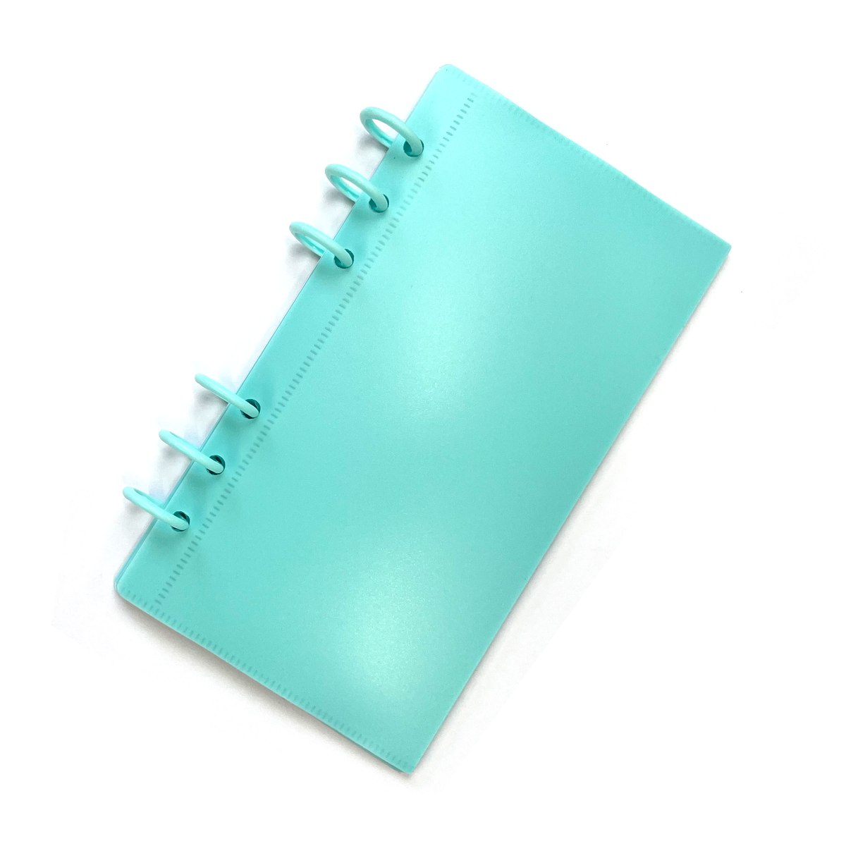 Turquoise Plastic 15mm Binder Rings
