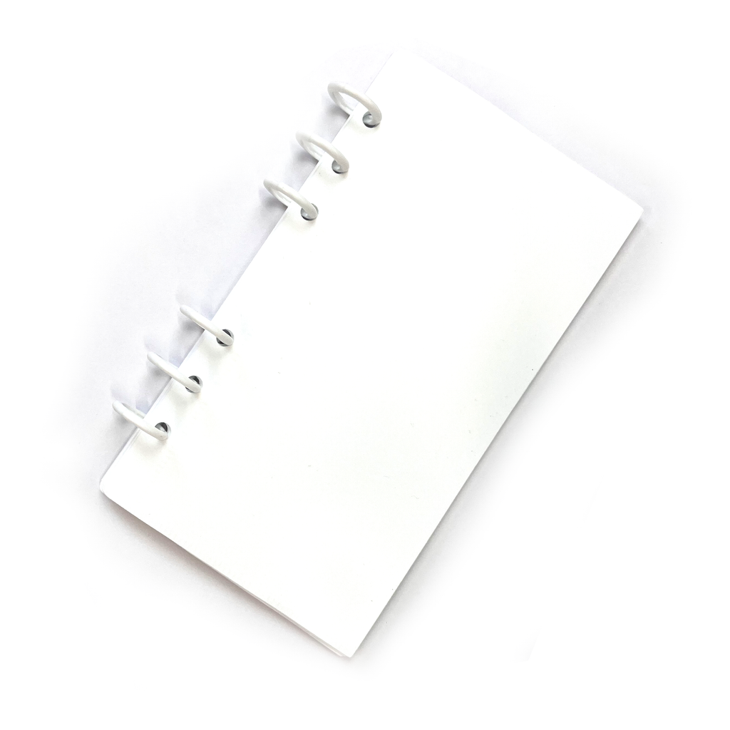White Plastic 15mm Binder Rings
