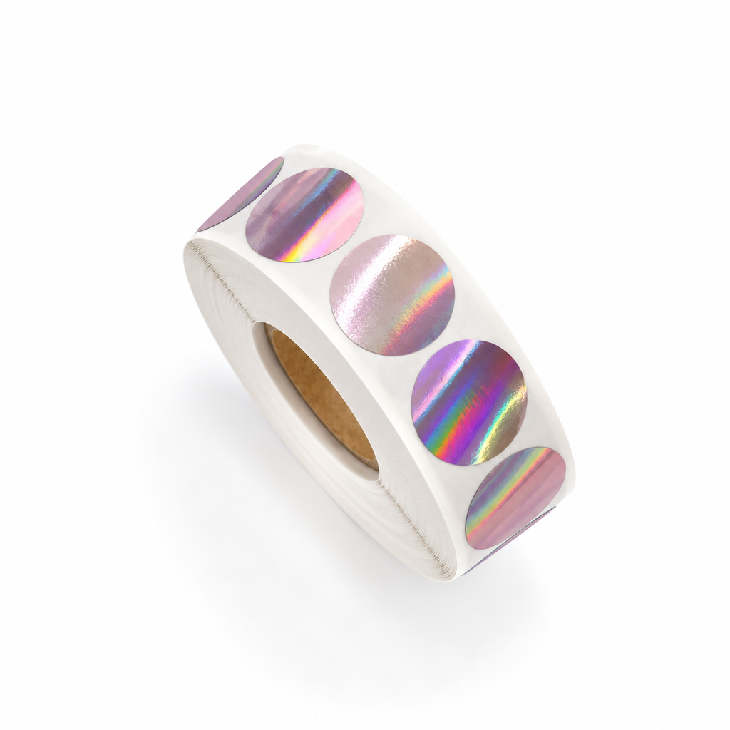 Pinkle 16mm Scratch-Off Stickers — Roll of 1,000