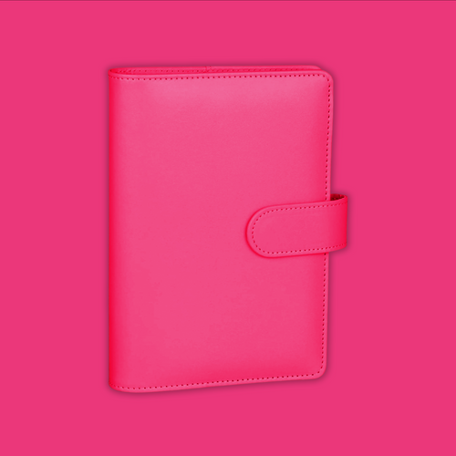 A6 Budget Binder - Hot Pink