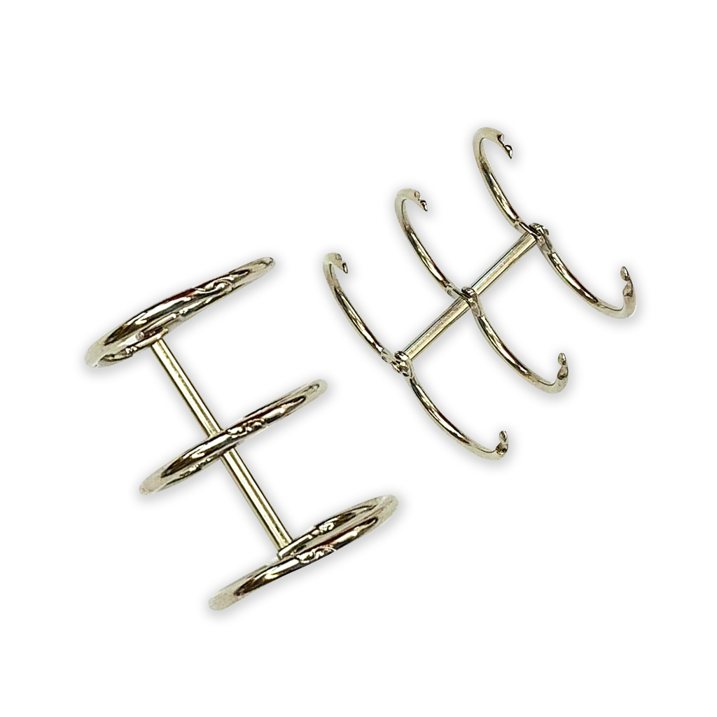 Binder Rings - Silver (Large)