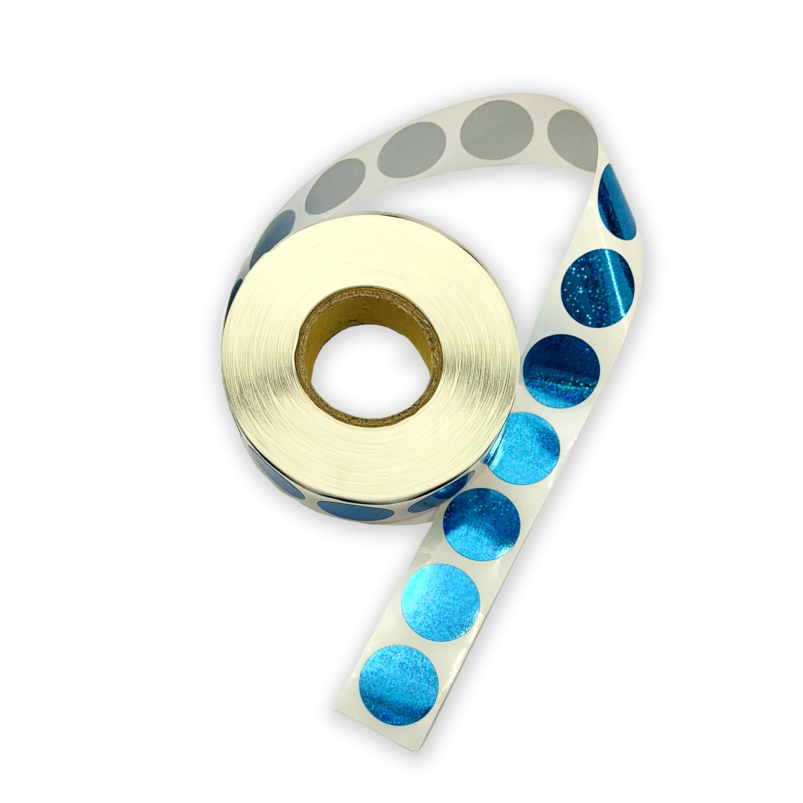 Scratch Off Stickers - Blue Glitter