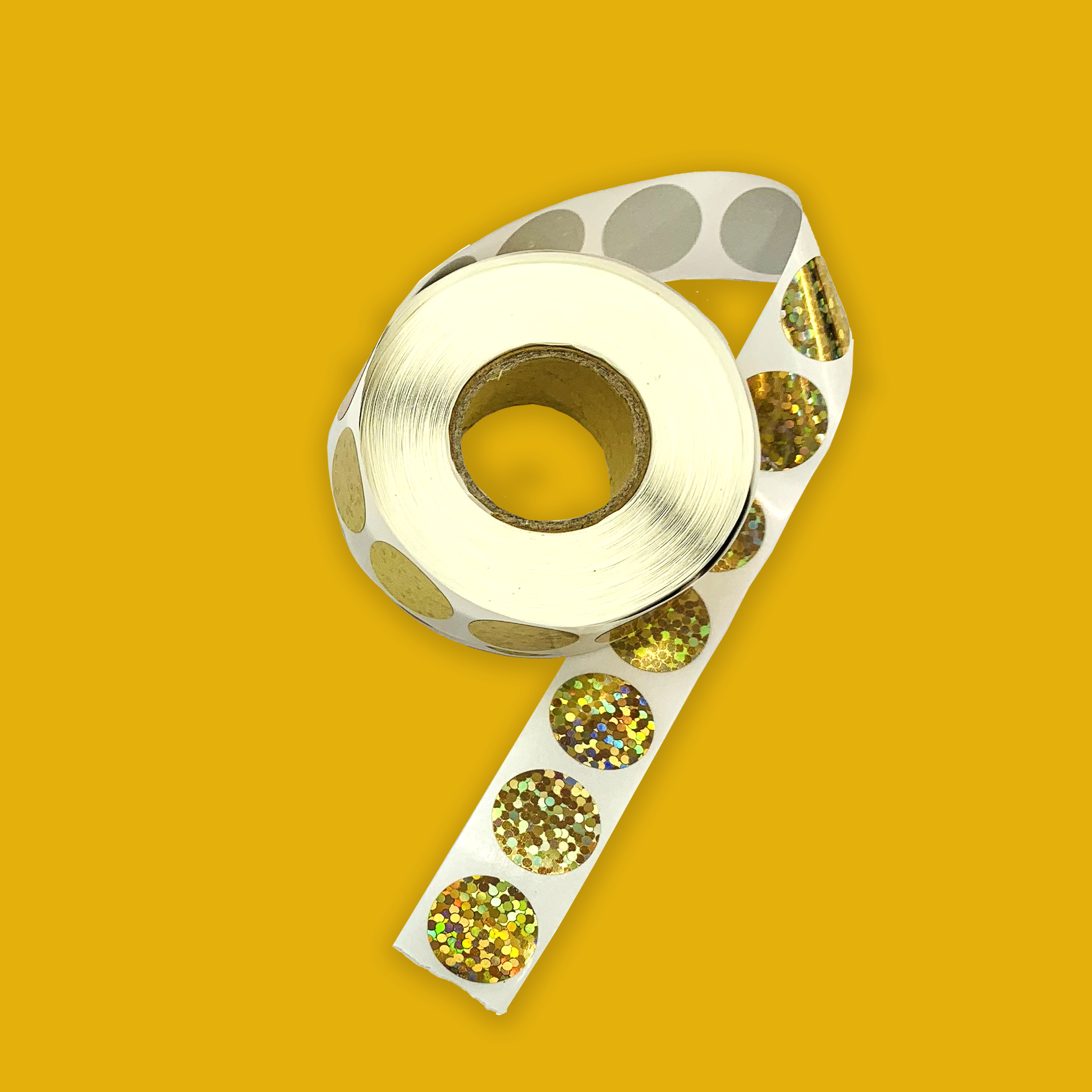 Scratch Off Stickers - Gold Glitter