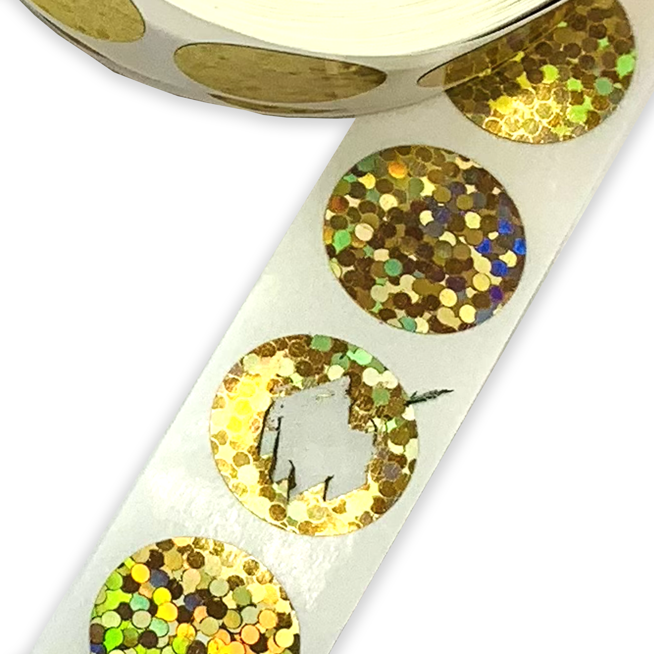 Scratch Off Stickers - Gold Glitter