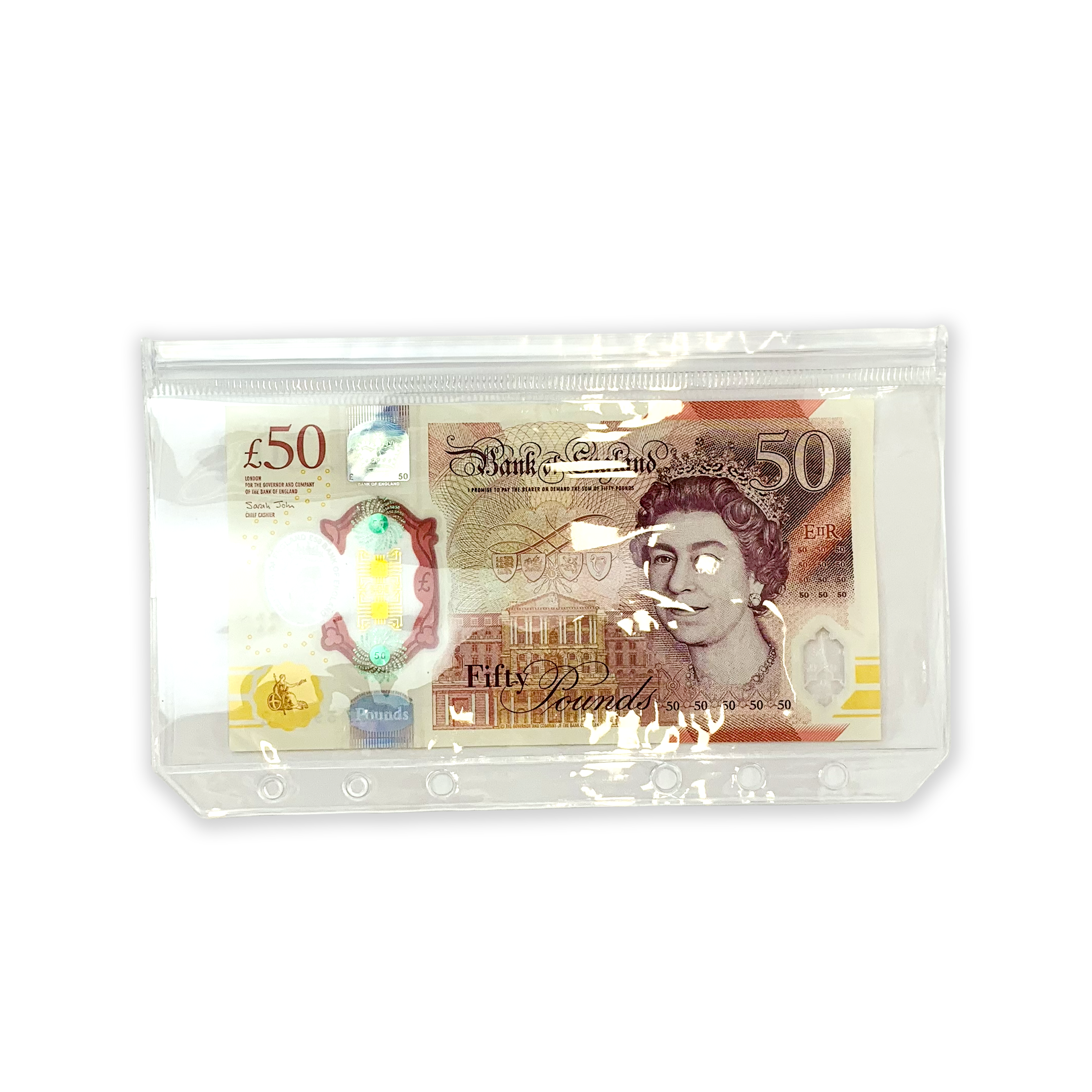 A6 Zipperless Cash Envelope - Gloss